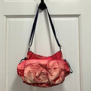 Harajuku Lovers Groovy Pink Ombre Mod shoulder crossbody bag vintage Y2K RARE!